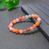 Yanyuan Agate Round Bead Bracelet Women's Jewelry