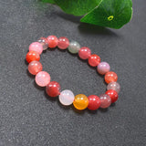 Yanyuan Agate Round Bead Bracelet Women's Jewelry