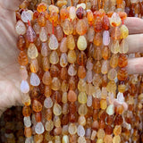 Natural Carnelian Carved DIY Agates Stone Loose Beads