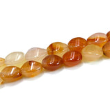 15'' Natural Carnelian Agate Stone Beads for Jewelry Making Women Bracelets