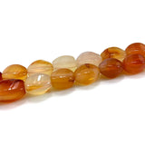 15'' Natural Carnelian Agate Stone Beads for Jewelry Making Women Bracelets