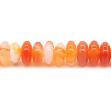 Carnelian Stone Abacus Beads 6x3mm Jewelry Findings
