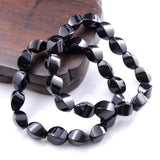 Natural Carnelian Twist Agate Beads for Jewelry Making 15inch