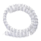 Natural Cat Eye Stone Beads Round Loose Spacer Beads Jewelry Making DIY 6 8 10mm