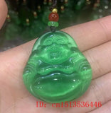 Cat's Eye Stone Buddha Pendant Necklace Charm
