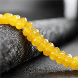 Chalcedony Green Jades Faceted Abacus Loose Beads 5x8mm