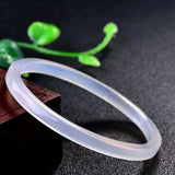 Chalcedony Agate Bracelet - Elegant Gemstone Jewelry