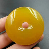 Chalcedony Agate Buckle Pendant Necklace Jewelry