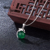 Chalcedony Dolphin Pendant 925 Silver Couple Paired Amulet Jewelry