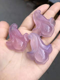 Natural Chalcedony Pendant Jade Neck Decorative Crafts Purple Agate Necklace