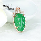 Chalcedony Ruyi Abacus 925 Silver Pendant Charms Jade Fine Jewelry