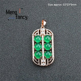 Chalcedony Ruyi Abacus 925 Silver Pendant Charms Jade Fine Jewelry