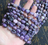Natural Charoite 6-9mm Irregular Beads 15inch DIY Jewelry Making