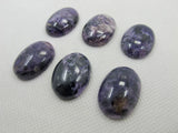 Natural Charoite Bead Cabochons 22*30mm Oval Gem Stone Jewelry Pendant Cabochons