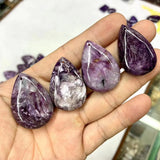 Charoite Pendant Gemstone Necklace For Women Men Gift