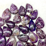 Charoite Pendant Gemstone Necklace For Women Men Gift