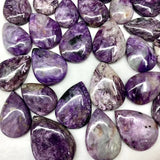 Charoite Pendant Gemstone Necklace For Women Men Gift