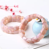 Cherry Agate Gemstone Stretch Bracelet 18*13mm