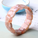 Cherry Agate Gemstone Stretch Bracelet 18*13mm