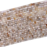 Cherry Blossom Agates Stone Beads Cube Square Shape Loose Stones Beads