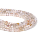Cherry Blossom Agates Stone Beads Cube Square Shape Loose Stones Beads