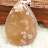 Cherry Orange Agate Bead Pendant Necklace Rectangle Gift Red Yellow Agate