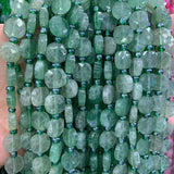 Cherry Quartz Beads Faceted Mix Shapes DIY Jewelry Making For Women