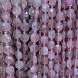 Cherry Quartz Beads Faceted Coin Square Loose Beads For Jewelry Making