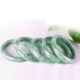 Hand-carved Wide Bar Jade Bracelet Boutique Jewelry Men and Women