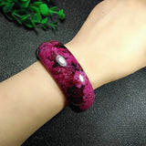 Chinese Jade Hand Carved Wide Bracelet - Women's Boutique Jewelry