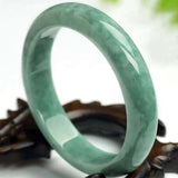 Natural Chinese Deep Turquoise Jade Bracelet