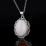 Natural Chinese Green Chalcedony Water Drop Pendant Green Agate Bracelet