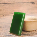 Natural Chinese Green Jade Safety Pendant Necklace Charm Jadeite Jewelry
