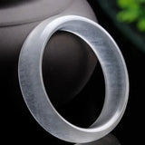 Hand-carved Wide Band Ice Silk Bracelet - Boutique Jewelry Men and Women