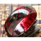 Chinese Jade Peach Blossom Red Bracelet Gift