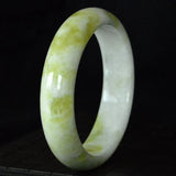 Natural Chinese Lantian Jade Hand-carved Jade Bracelet Women Jewelry Gift