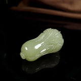 Natural Chinese Sapphire Cabbage Pendant Boutique Jewelry