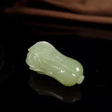 Natural Chinese Sapphire Cabbage Pendant Boutique Jewelry