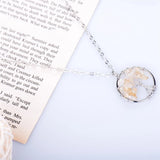 Crystal Punk Style Men/Women Long Necklace Stainless Steel Pendant