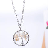 Crystal Punk Style Men/Women Long Necklace Stainless Steel Pendant