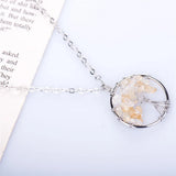 Crystal Punk Style Men/Women Long Necklace Stainless Steel Pendant