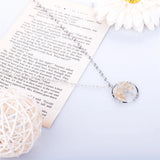 Crystal Punk Style Men/Women Long Necklace Stainless Steel Pendant