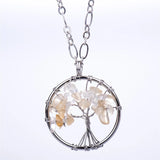 Crystal Punk Style Men/Women Long Necklace Stainless Steel Pendant