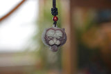 Natural Chocolate Jade Tiger Necklace Pendant with Chain Jade Jewelry
