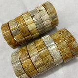 Chrysanthemum Stone Beads Bracelet Gemstone Diy Jewelry Bangle