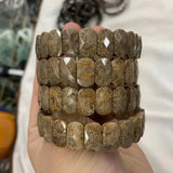 Chrysanthemum Stone Beads Bracelet Natural Stone DIY Jewelry