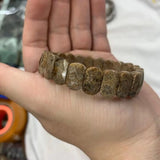 Chrysanthemum Stone Beads Bracelet Natural Stone DIY Jewelry