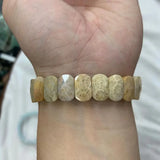 Chrysanthemum Stone Beads Bracelet Natural DIY Jewelry Woman