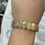 Chrysanthemum Stone Beads Bracelet Natural DIY Jewelry Woman