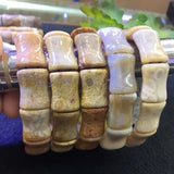 Chrysanthemum Stone Bead Bracelet Natural Stone DIY Jewelry Bracelet for Woman